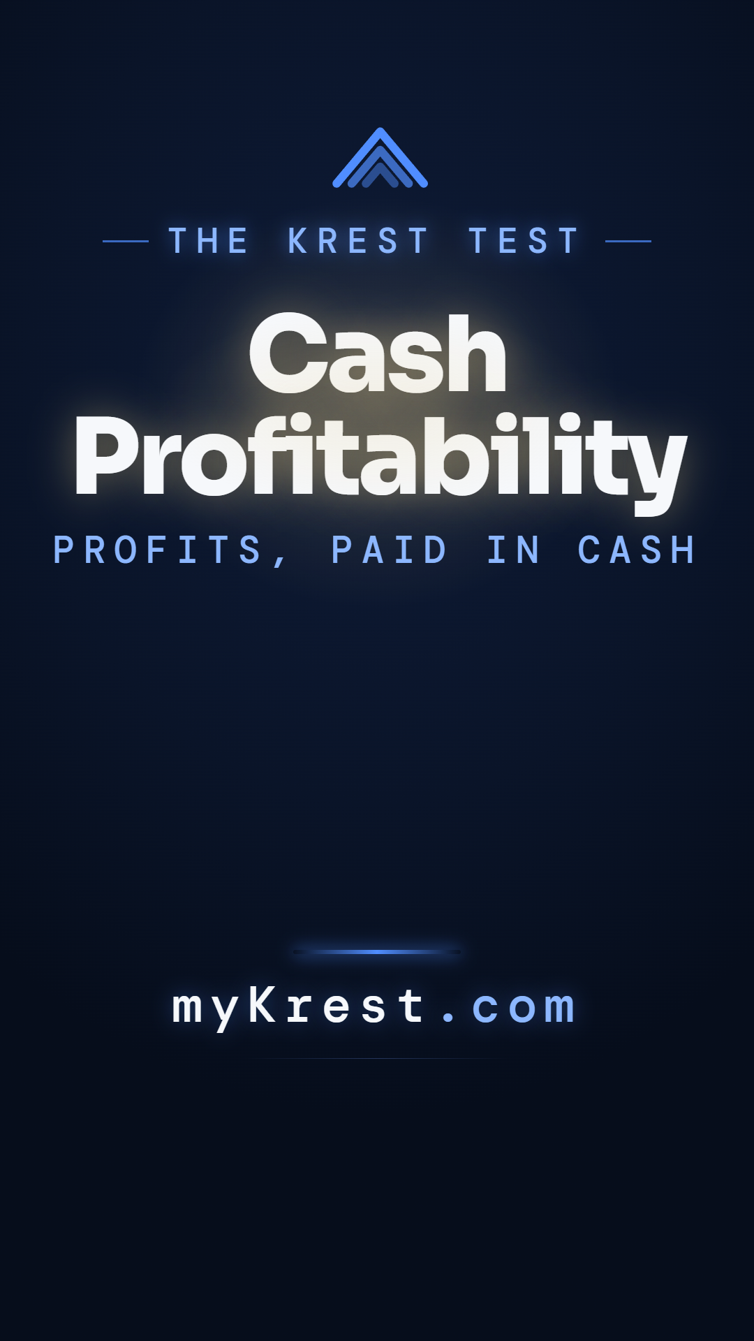 Watch the Cash Profitability analysis in 75s